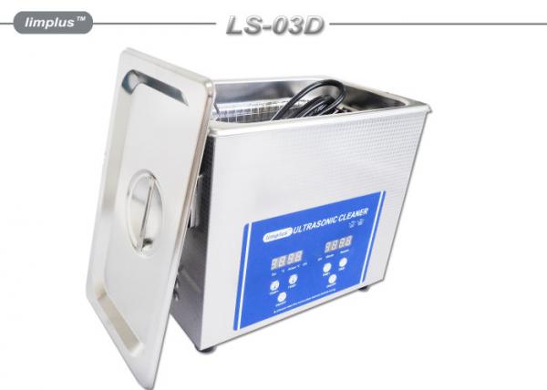 Cheap 120W Power TableTop 3L Digital Ultrasonic Cleaner With Heater Digital Time Control for sale