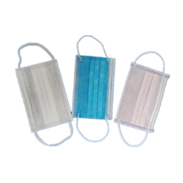 Single Use Disposable Surgical Mask , Non Woven Surgical Face Mask Earloop Style
