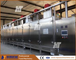 China Food Grade SUS304 Nuts Roaster Machine Continuous Commercial Peanut Roasting Machine on sale