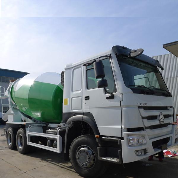HOWO Diesel Self Loading 10 Cubic Meters 6×4 Concrete Mixer Truck With Q345B Material