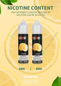 China Lemon Juice E-Cigarette Vaping Liquid Prenium 60ML 99.9% Pure on sale