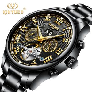 Quality 30M Waterproof Skeleton Mechanical Watch Butterfly Double Buckle wholesale