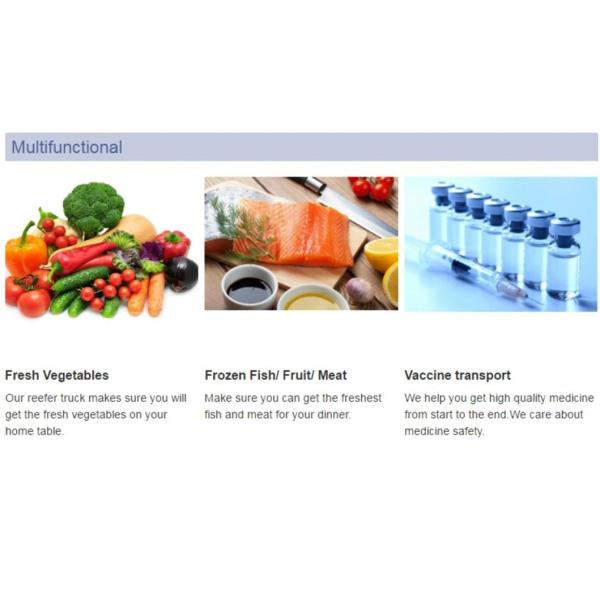 Donfeng KR Cummins Engine Refrigerator Refrigerated Freezer Van Truck