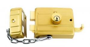 Quality Home Hotel Double Lock Door Latch Polished 8~12mm Sliding Door Lock wholesale