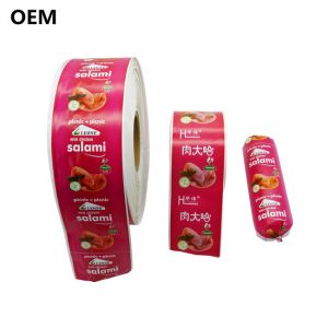 Polyamide Sausage Casings Caliber 60mm Customized Logo Flexography Printing