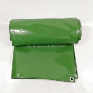 Quality Blue Fireproof Waterproof Canvas PVC Tarpaulin Sizes and List for Construction Sites wholesale