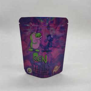 Quality CYMK Printed Heat Seal Foil Pouches Holographic Mylar Flat Bottom Gusset Bags GMP wholesale