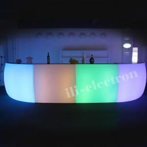 China Commercial LED Light Bar Counter PE Plastic Material Infrared Remote Control on sale