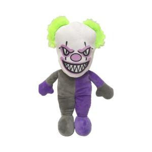 China 0.35M 13.78 Inch Evil Clown Doll Stuffed Toy Christmas Decoration Lighting Up on sale