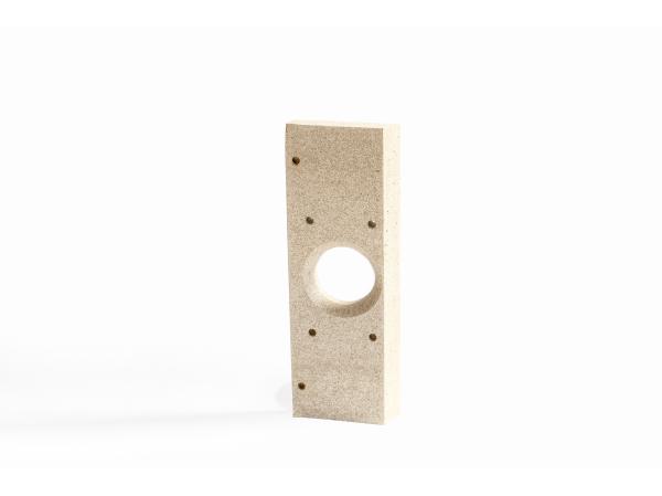 Vermiculite Firebrick Fire Board , Nontoxic Fireproof Cement Board For