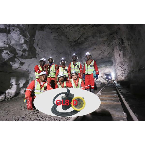 Underground LED Mining Light Anti Explosive 10000 Lux Brightness Silicon Button Cap