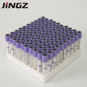 Quality 2-10ml Glass PET Violet Vacutainer Edta Coated Blood Collection Tubes wholesale