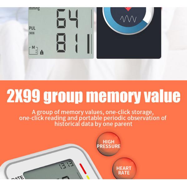 English Home Blood Pressure Device Automatic Shutdown With One Button Measurement
