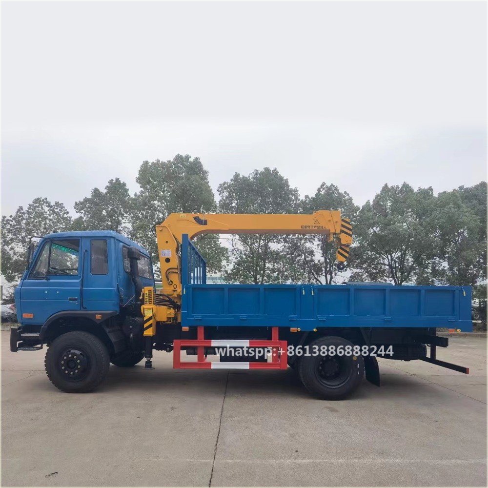 Cargo Truck Mounted Crane Straight Boom Crane Lifting Truck