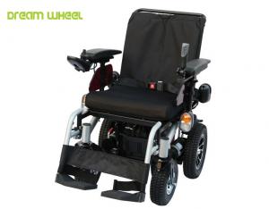 China Outdoor 12km/H 4 Wheel Drive Electric Wheelchair With Recline Seat on sale