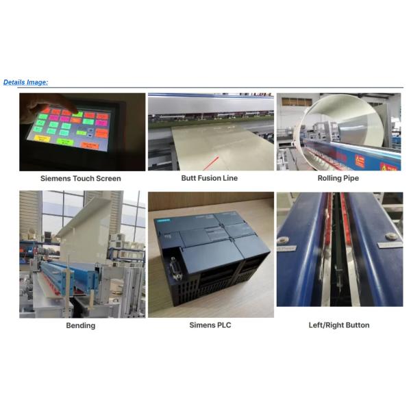 HDPE Sheet Bending Welding Machine Multi Layers Plastic Sheet Welding Machine