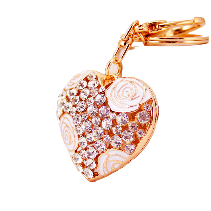 Diamond Designer Key Rings For Women ODM Available 16mm Thick