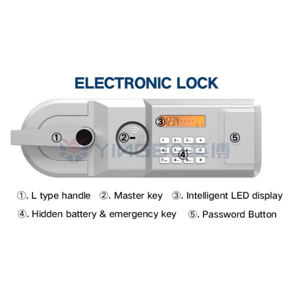 Durable Anti Theft Home Safe Box Fireproof Waterproof Customized
