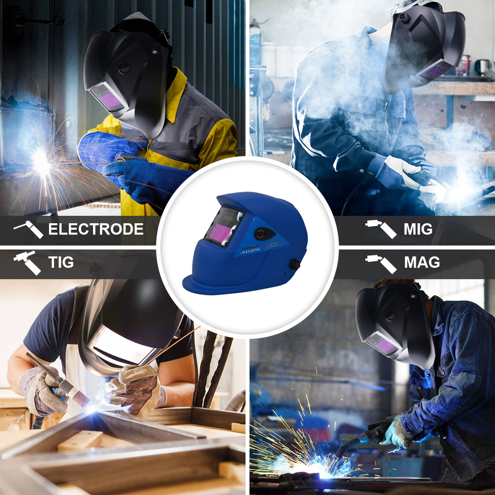 OEM Solar Auto Darkening Welding Helmet DIN15 UV IR Protection