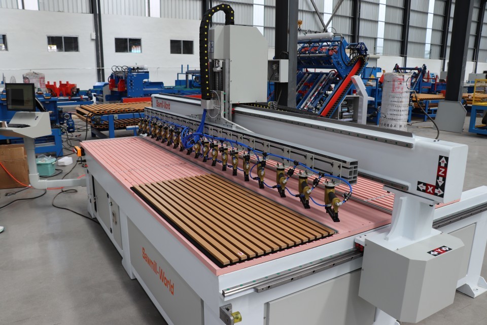 MDF Wall Panel Ceiling Sound Proof Customized 2400-3000mm Acoustic Panel Nailing Machine For Sale