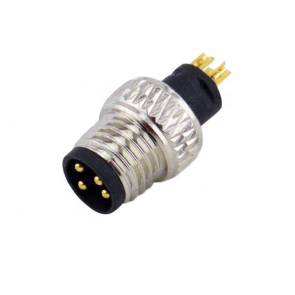 waterproof circular M5 M8 M12 8 pin LED automation industry panel mount LED connector