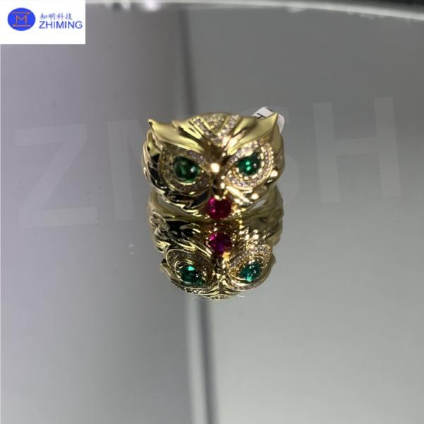 Premium Custom Lab-Grown Colored Sapphire Gemstones Jewelry Rings Processing