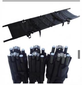 China Aluminum Alloy Military Folding Stretcher 8kg Weight 250kg Load Bearing on sale
