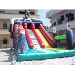 Quality Inflatble Slide / inflatable superman slide 0.55mm PVC Tarpaulin wholesale