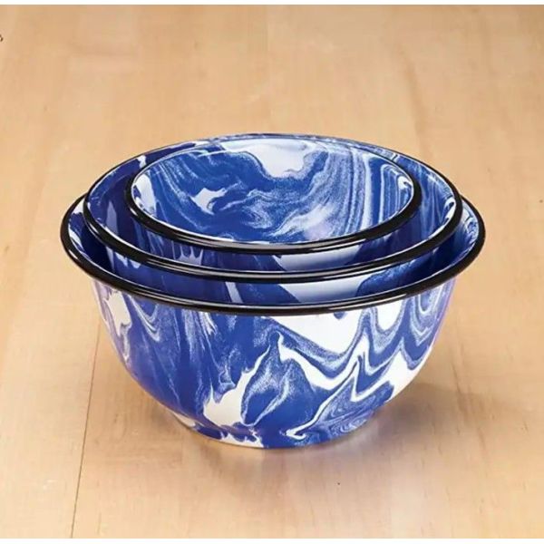Enamelware Manufacturer Wholesale Custom Metal Enamel Plates and Bowls for Dinner