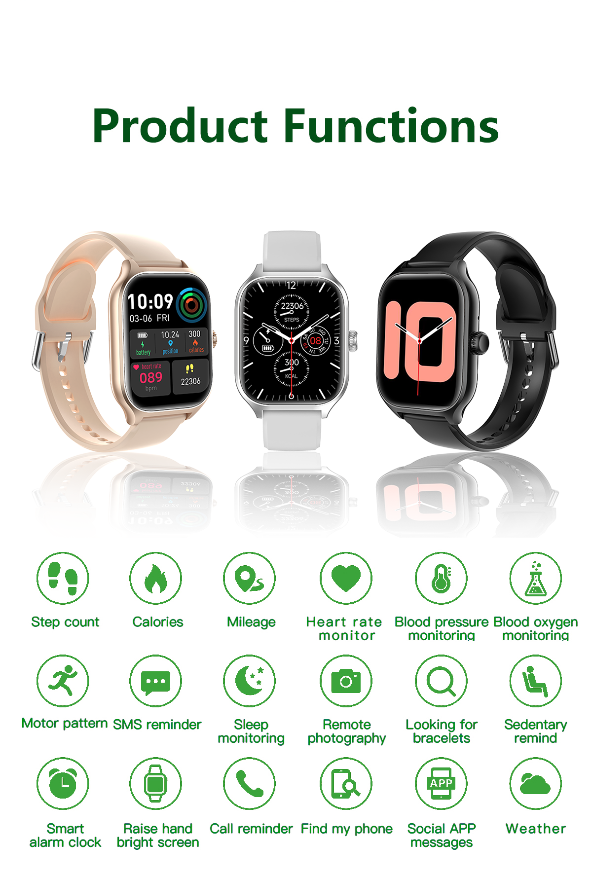 Eraysun GTS4 Smartwatch 2.01" BT Calling Ultra Low Power Chip SMS Alerts Sport BO Sleep Monitoring Reloj Wearable Smart Watches