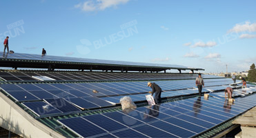 Bluesun Top Sale Solar Panel 230w 240w 250w 260w 270w 280w 400w Solar Power Panel 450w Solar Panel Price