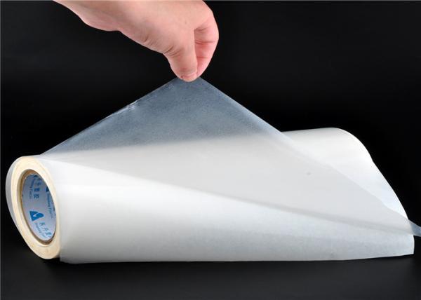 Heated Plastic Bonding Polyester Adhesive Film , Transparent Hot Melt Adhesive