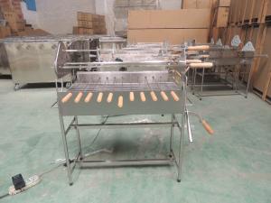 Quality outdoor stainless steel cyprus rotisserie bbq grill cypriot bbq motorised spit roas rotisserie barbecue grill wholesale