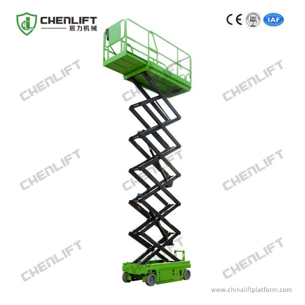 Cheap 10m Hydraulic Lift Platform Electric Self Propelled Scissor Lift with Extension Platform 450Kg Loading for sale