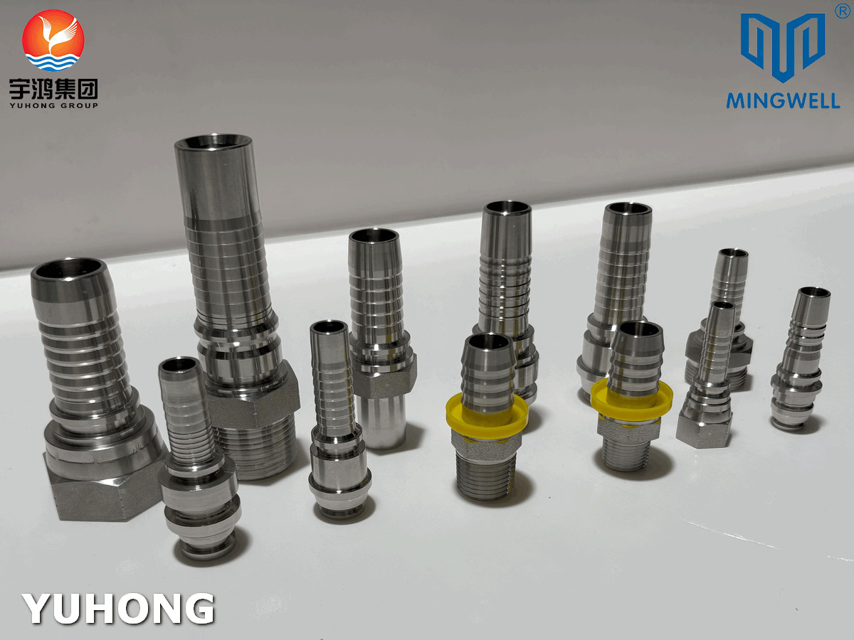 316L Hydraulic Stainless Steel Straight House Fitting