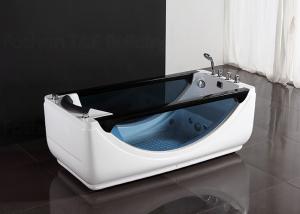 Quality Faucet Combo Bathroom Jacuzzi Tub , Freestanding Air Massage Bathtubs wholesale