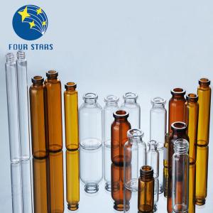 China 10ml Clear Amber Screw Cap Vials Neutral Borosilicate Glass on sale