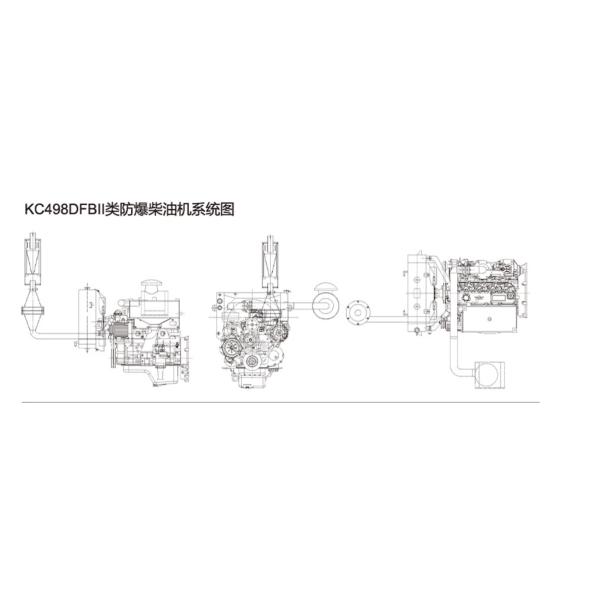 Light Diesel Explosion Proof Engine 40KW For Petrol Industry