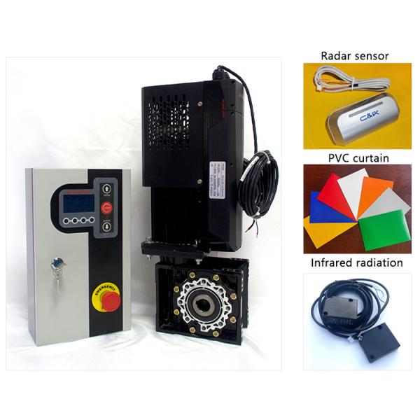 Industrial Fireproof Anti-Pinch PVC Fast Door Automatic Stacking Roller Shutter High-Speed Windproof Flexible Gathering Door