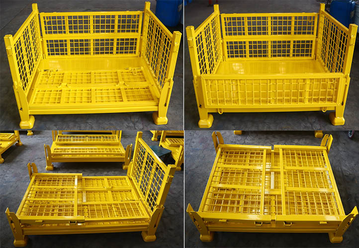 Wire Mesh Metal Cages & Pallets Containers Stackable Stillage