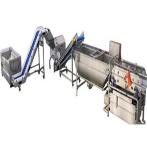 Quality 4.2KW Vegetable Cleaning Machine , Compact Structure Vegetable Washing Machine wholesale