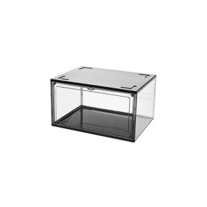 Quality Custom Clear Magnetic Acrylic Shoe Box Display Stackable wholesale