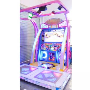 China Two players dancing game nice music and high definitiaon LCD arcade game machine Master Dancer(55) on sale