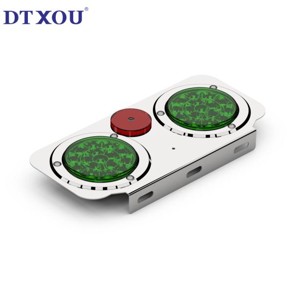 4 inch Red Screw Mount Combination Tail Lights
