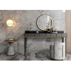 White Clay Quartz Sintered Stone Slab 1200x2400mm