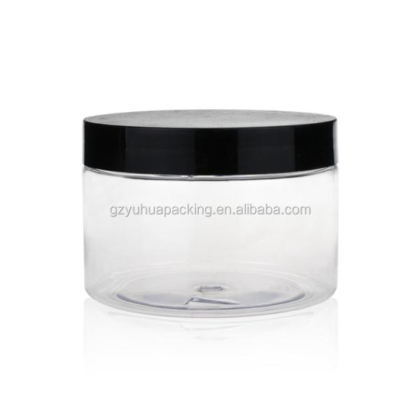 300ml 10oz Clear Plastic Cosmetic Containers Customized Volume And Color