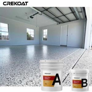 China Hydrophobic Properties Full Broadcast Epoxy Floor Repels Water For Easy Cleaning on sale