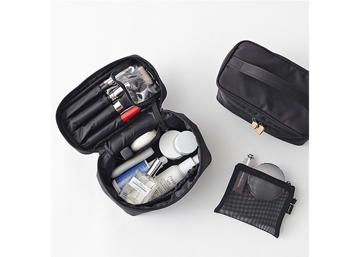 Stylish Cosmetic Organizer Travel Case / Makeup Organizer With Mirror Easy Carry