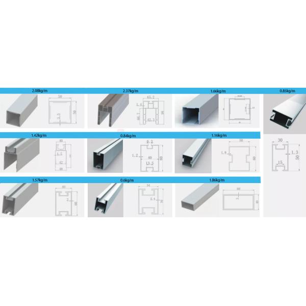 Aluminum Rails for PV Solar Panel Installation on Roof Ground Solar Mounting System