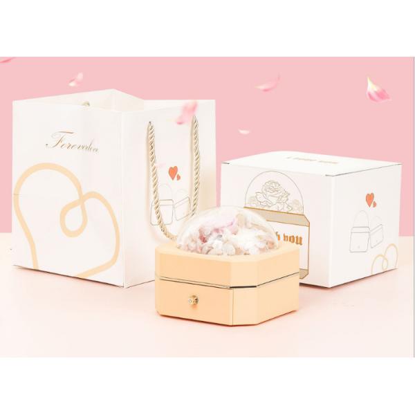 OEM Recycled 0.406kg Jewelry Gift Box Plastic 115×115×110mm